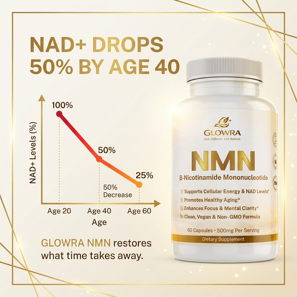 GLOWRA NMN 500MG - SELLER SHIPPING VERSION