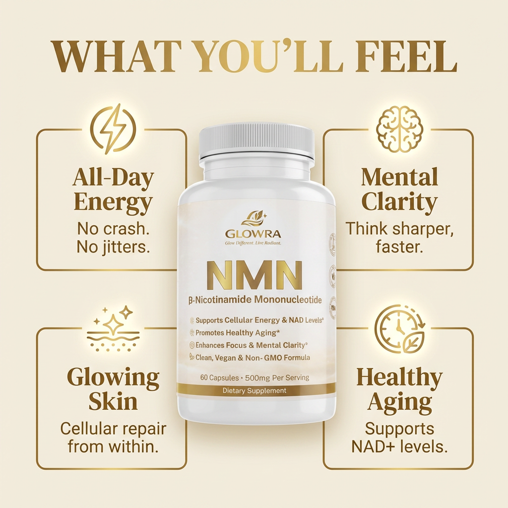 GLOWRA NMN 500MG - SELLER SHIPPING VERSION